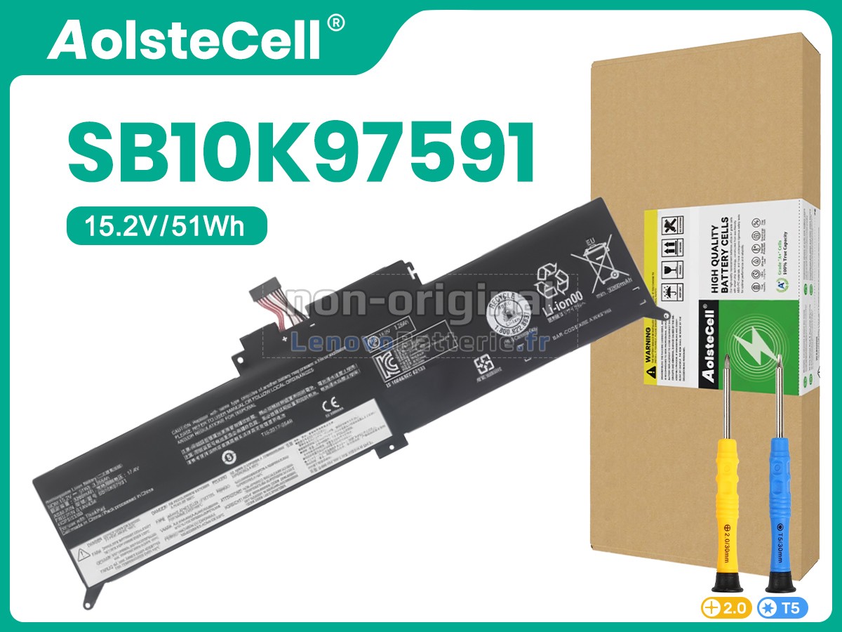 Batterie pour ordinateur portable Lenovo SB10K97590