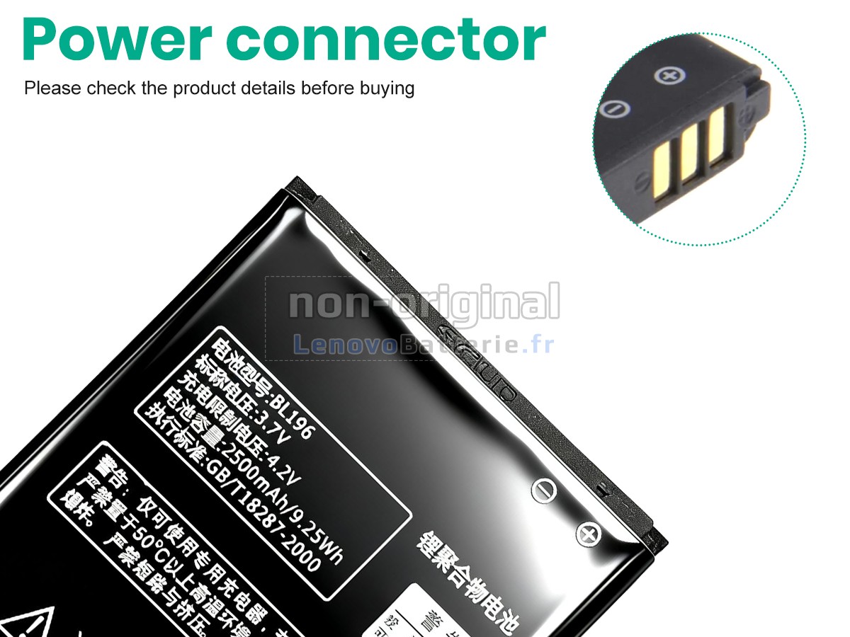 Batterie pour ordinateur portable Lenovo BL196