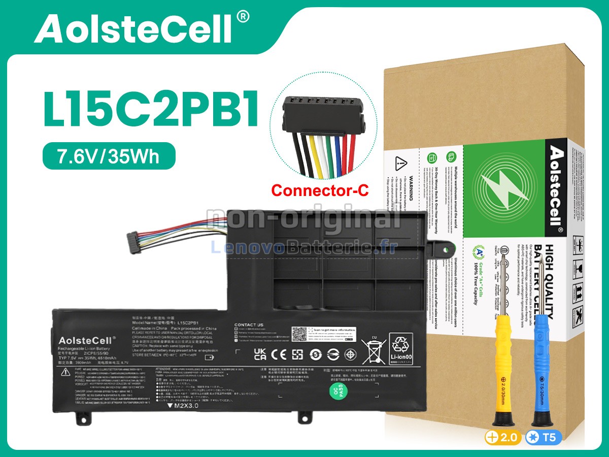 Batterie pour ordinateur portable Lenovo L15L2PB1
