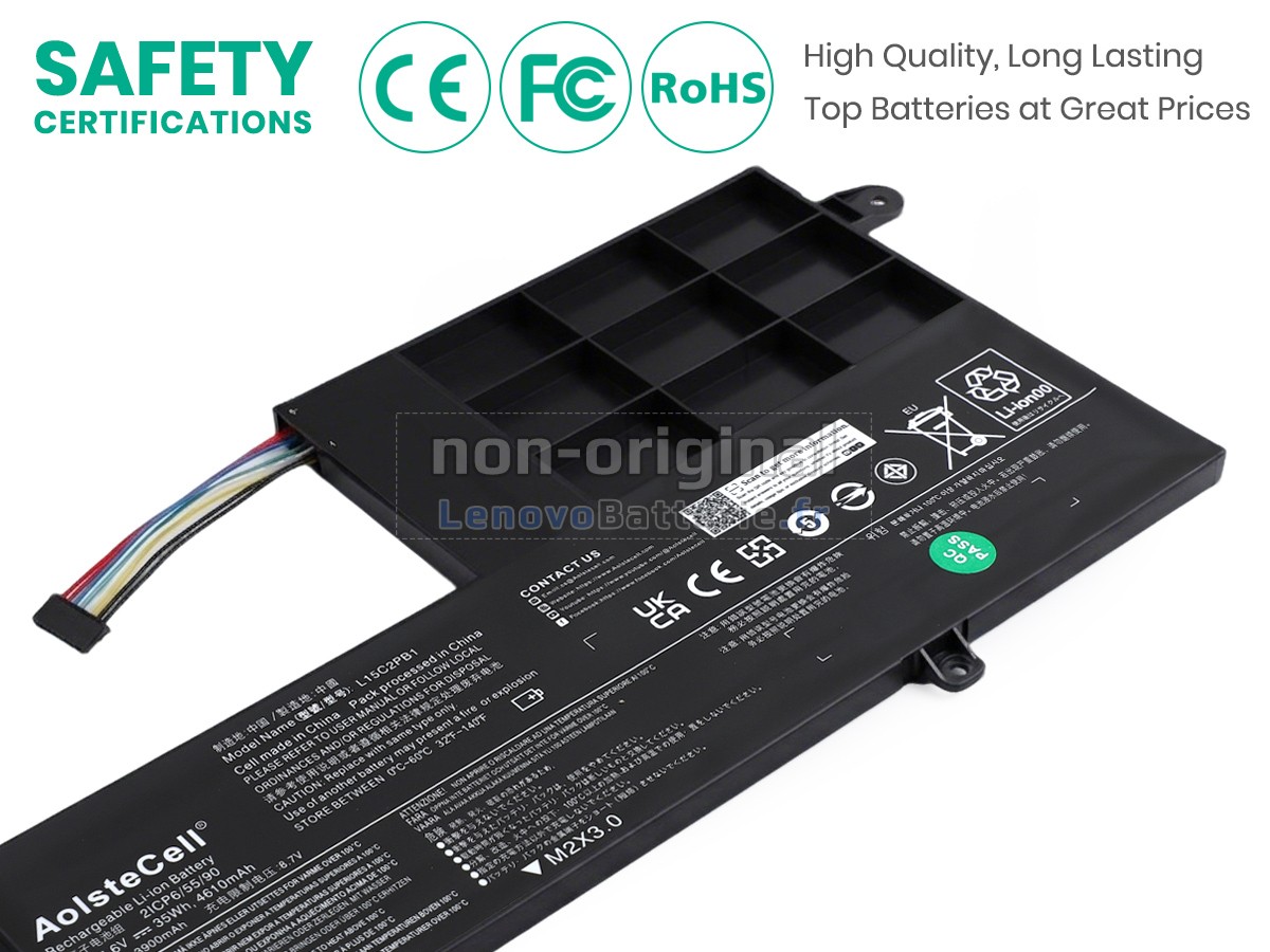 Batterie pour ordinateur portable Lenovo L15L2PB1