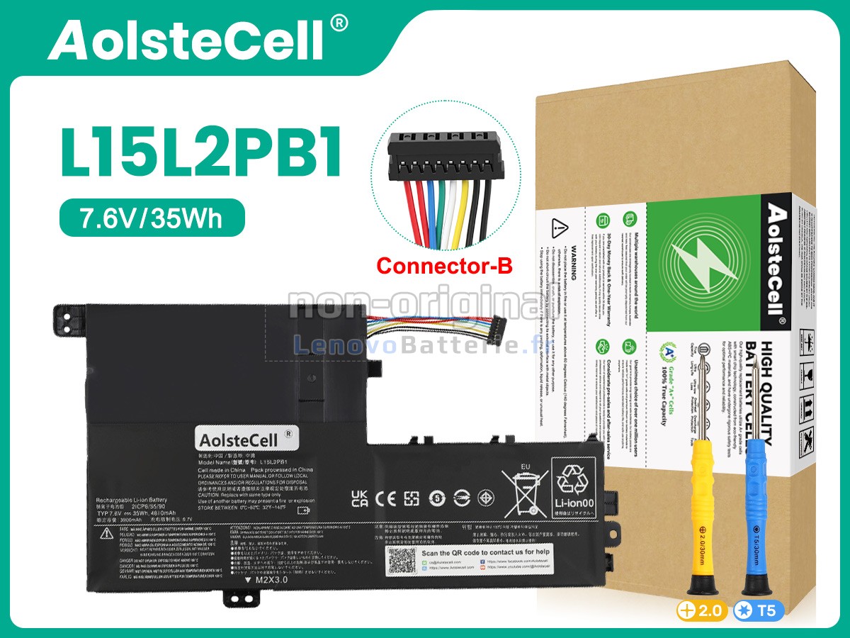 Batterie pour ordinateur portable Lenovo L15L2PB1