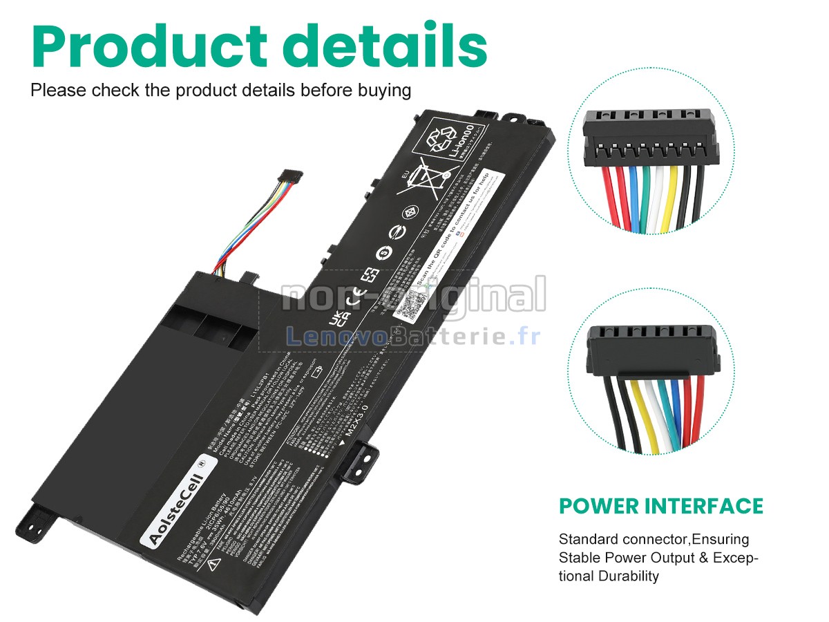 Batterie pour ordinateur portable Lenovo L15L2PB1