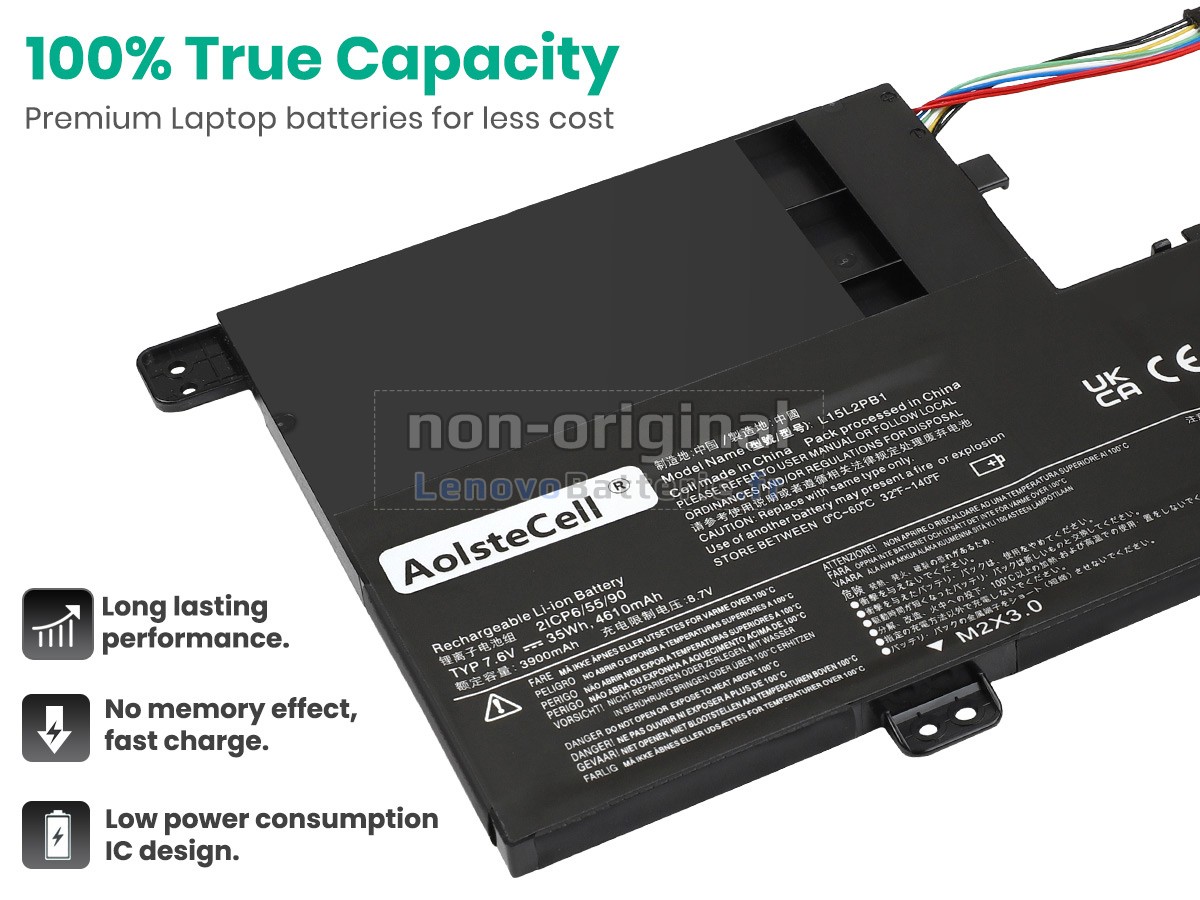 Batterie pour ordinateur portable Lenovo L15L2PB1