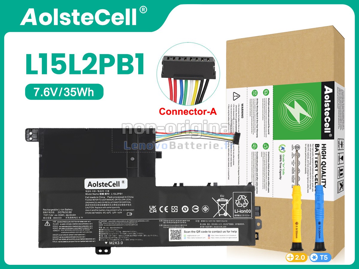 Batterie pour ordinateur portable Lenovo L15L2PB1