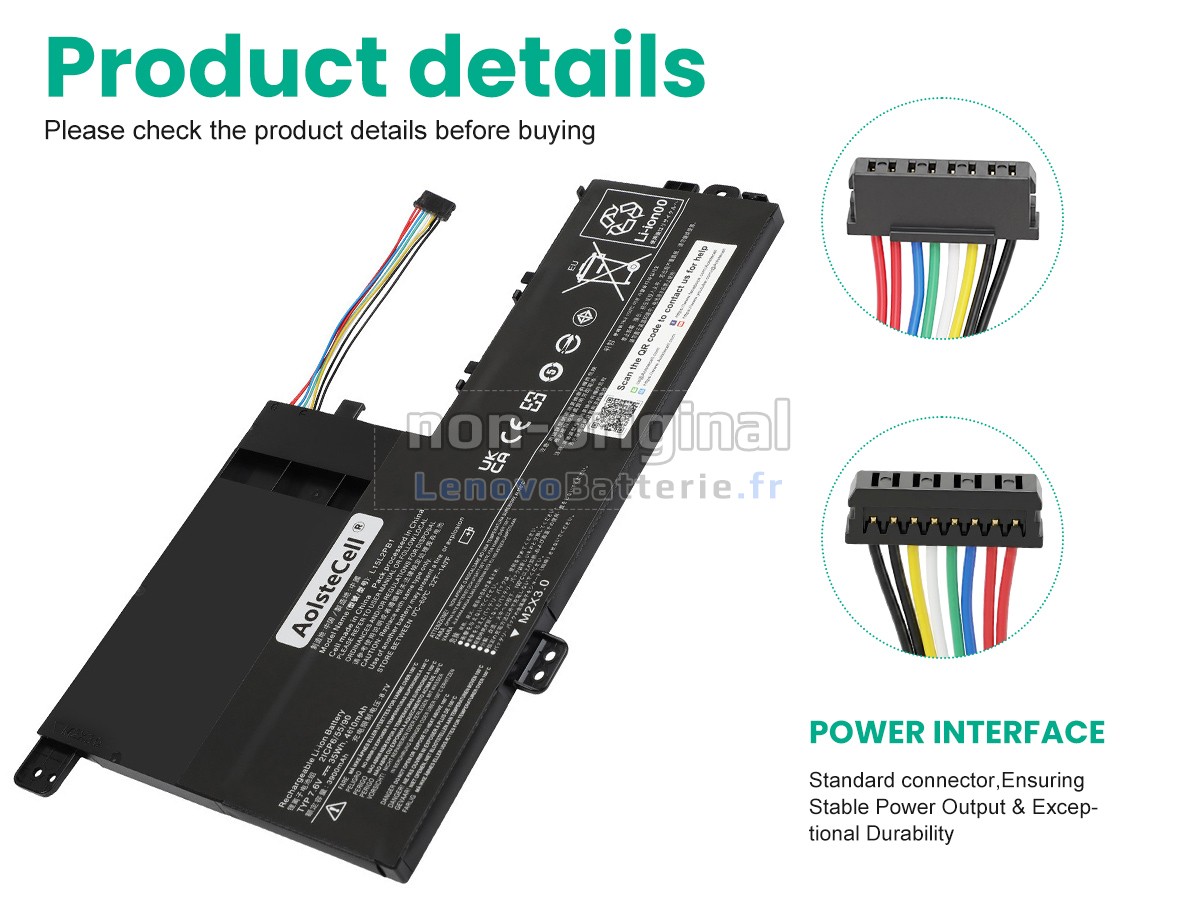 Batterie pour ordinateur portable Lenovo L15L2PB1