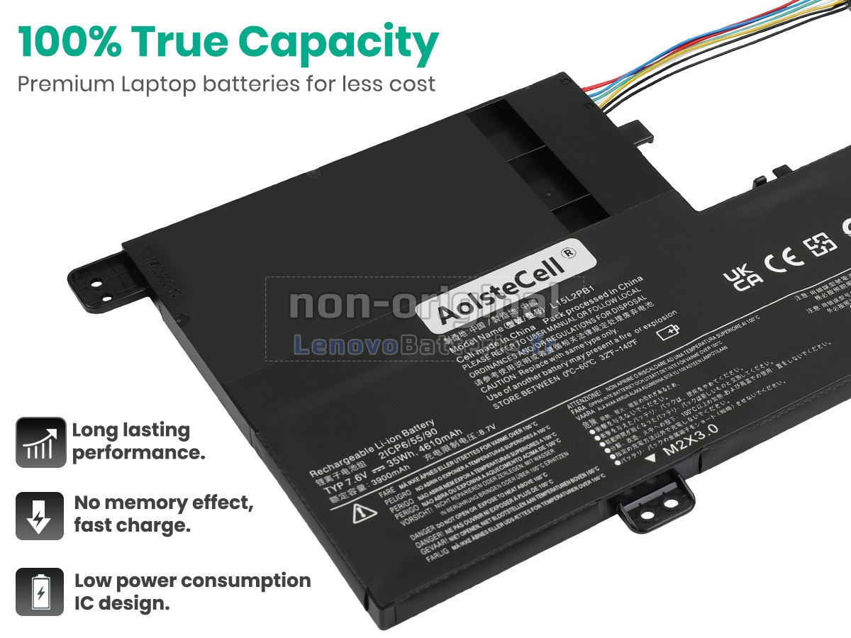 Batterie pour ordinateur portable Lenovo L15L2PB1