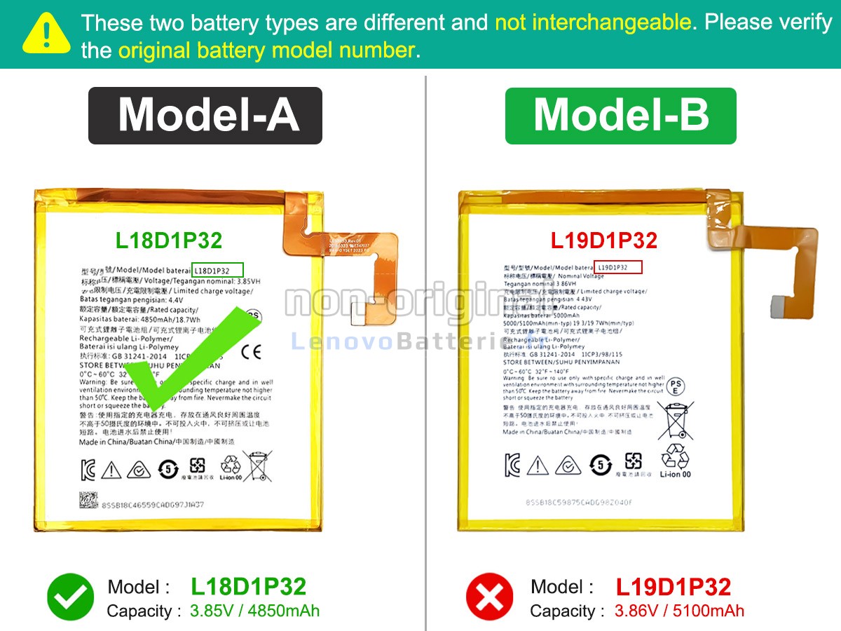 Batterie pour ordinateur portable Lenovo TB328FU