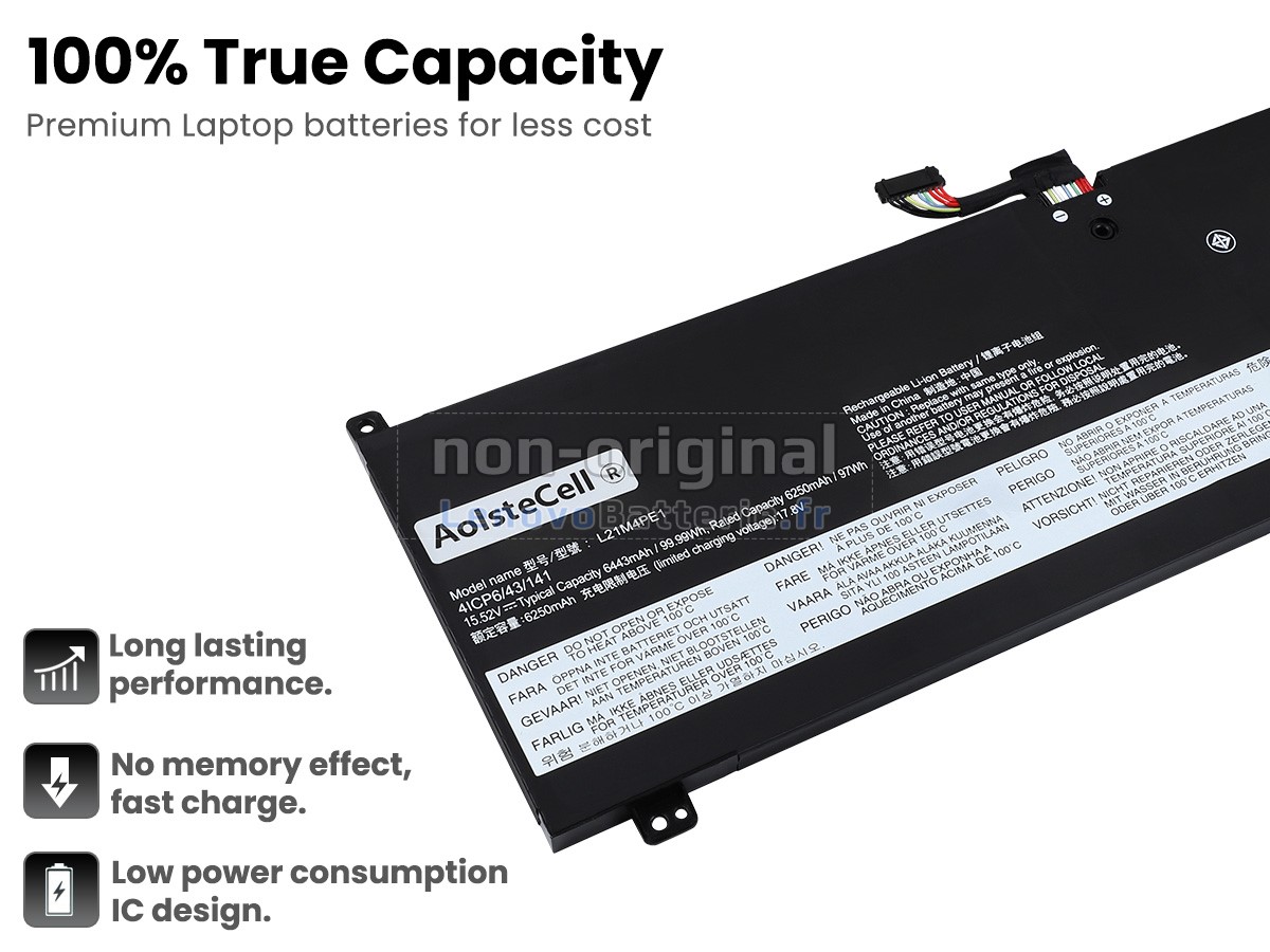 Batterie pour ordinateur portable Lenovo YOGA 7 16IAH7-82UF004CIV