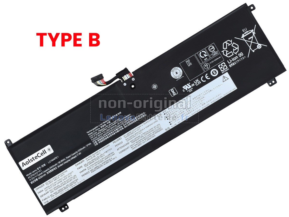 Batterie pour ordinateur portable Lenovo YOGA 7 16IAH7-82UF004CIV