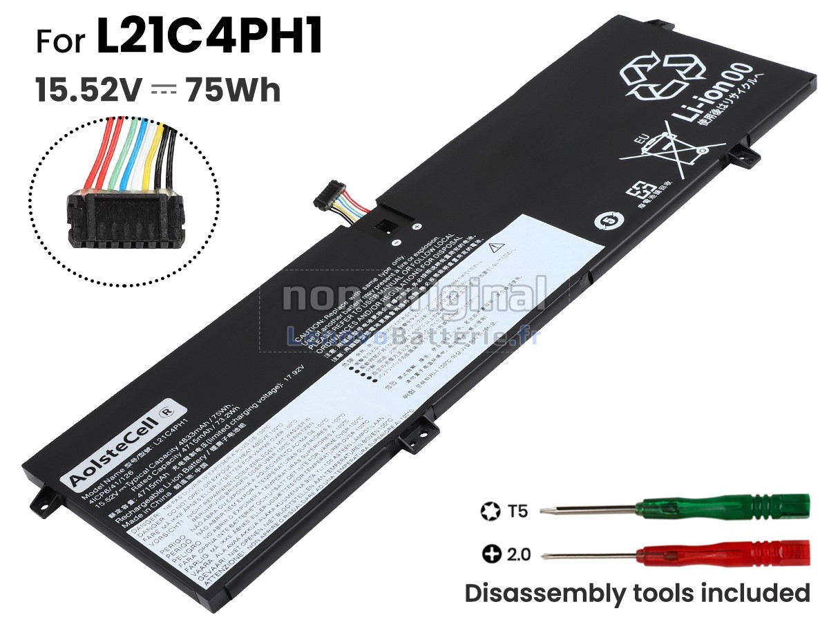 Batterie pour ordinateur portable Lenovo YOGA SLIM 9 14IAP7-82T00013HH