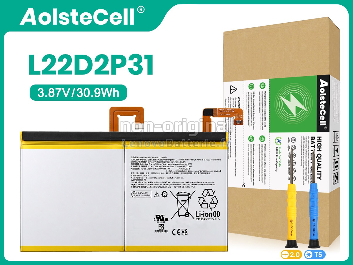 Batterie pour ordinateur portable Lenovo L22D2P31