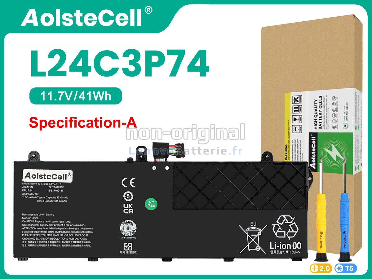 Batterie pour ordinateur portable Lenovo 5B11M90131