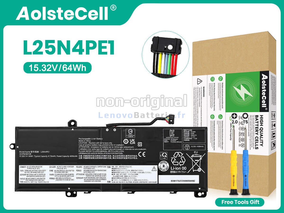 Batterie pour ordinateur portable Lenovo THINKBOOK 14 G9 AHP-21V0